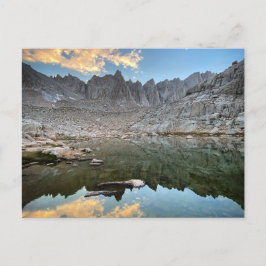 Solnedgång vid tåglägret, Mt. Whitney Trail Vykort