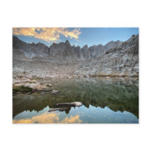 Solnedgång vid tåglägret, Mt. Whitney Trail