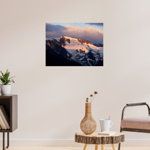 Solnedgång vid toppmötet Poster