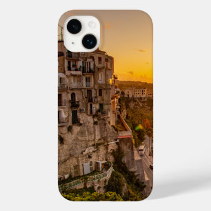 Solnedgång vid Tropea, Italien