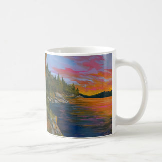 Solnedgång vid Tubbs Hill Kaffemugg