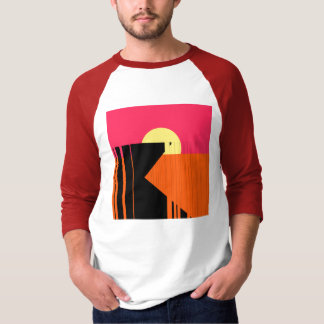 Solnedgång - Vintage konst - T-Shirt