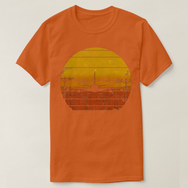 Solnedgång - Vintage T Shirt (Design framsida)