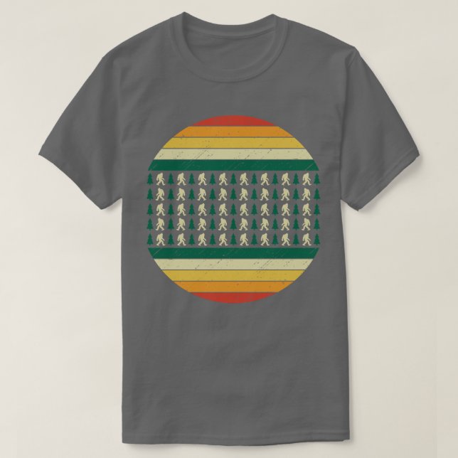 Solnedgång Vintage T Shirt (Design framsida)