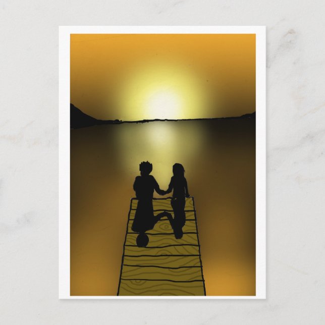 Solnedgång Vykort (Framsida)