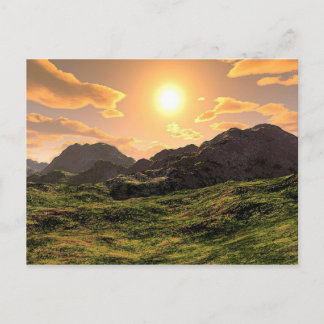 Solnedgång Vykort