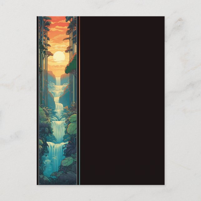 Solnedgång Vykort (Framsida)