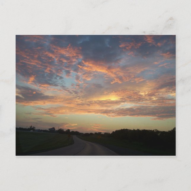 Solnedgång Vykort (Framsida)