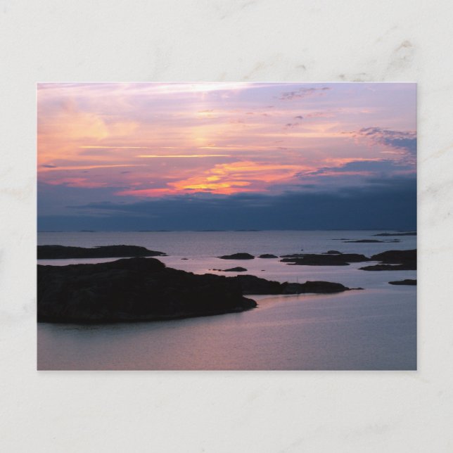 Solnedgång Vykort (Framsida)