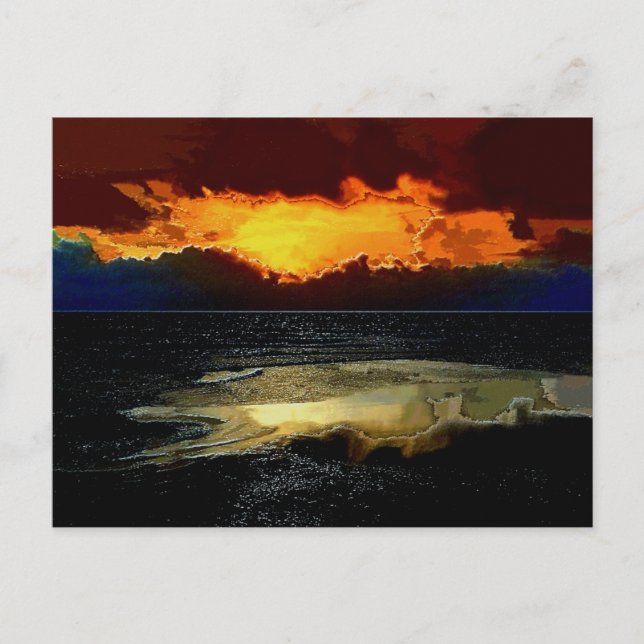 SOLNEDGÅNG VYKORT (Framsida)