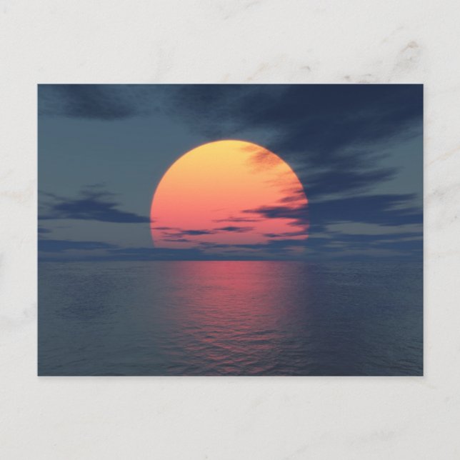 Solnedgång Vykort (Framsida)