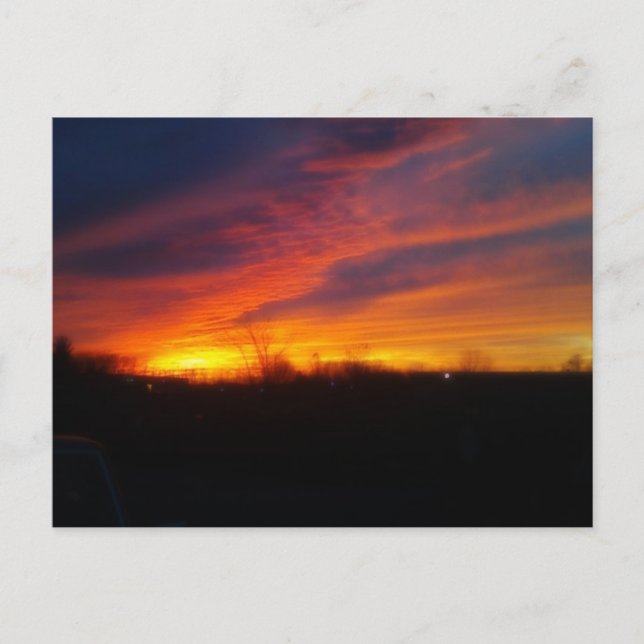 Solnedgång Vykort (Framsida)