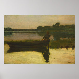 Solnedgång - Winslow Homer Poster