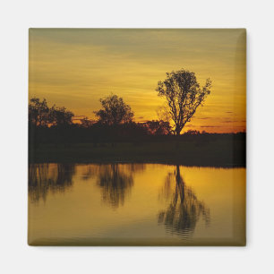 Solnedgång, Yellow Water Billabong Magnet