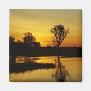 Solnedgång, Yellow Water Billabong Magnet