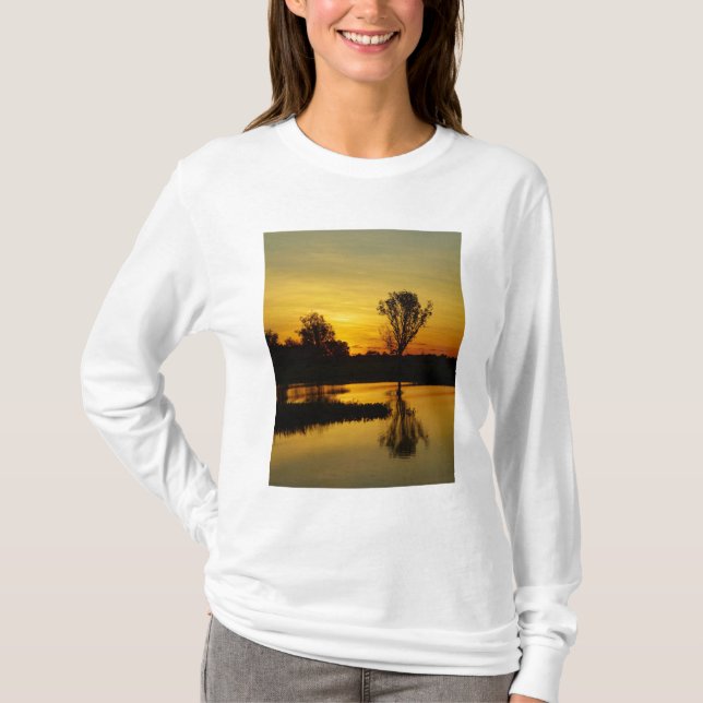 Solnedgång, Yellow Water Billabong T-shirt (Framsida)
