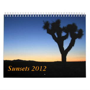 Solnedgångar 2012 kalender
