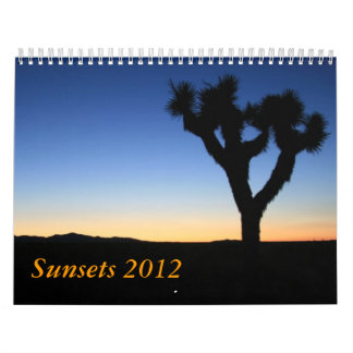 Solnedgångar 2012 kalender