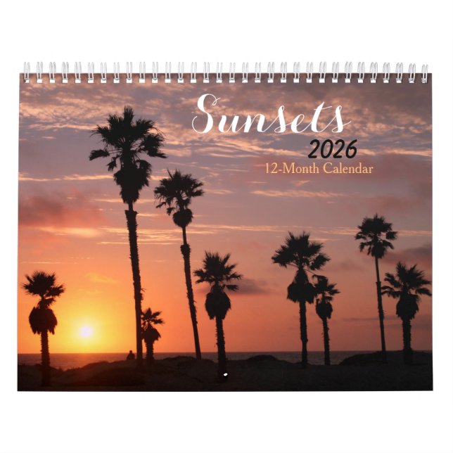 Solnedgångar 2022 kalender (Omslag)