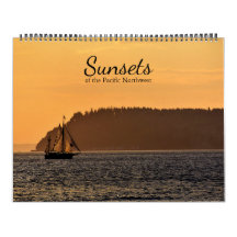 Solnedgångar i nordvästra Stilla havet