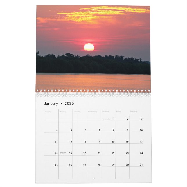 Solnedgångar på bukten av den Mexico 2013 Kalender (Jan 2026)