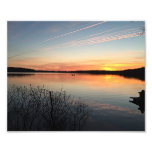 Solnedgångbild Fototryck