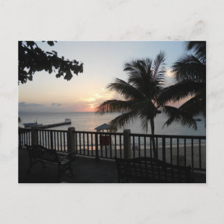 Solnedgångdoktor fjärd Jamaica för Mo för strand Vykort