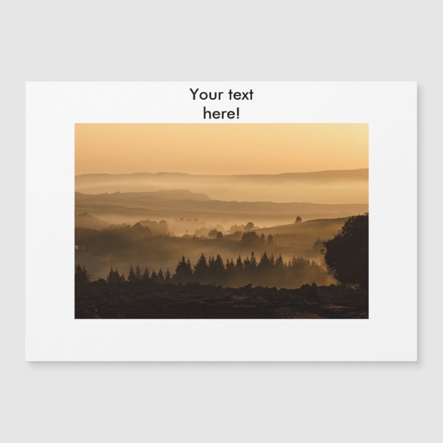 Solnedgången landskap (Framsida)