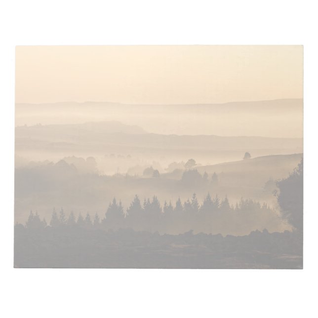 Solnedgången landskap anteckningsblock (Framsida)