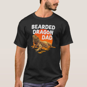Solnedgången vid Pappa Reptile Lizard Pappa Mamma T Shirt