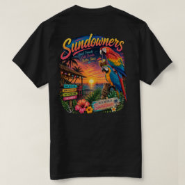 Solnedgångens livfulla färg t shirt