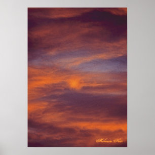 Solnedgångfotoaffisch Poster