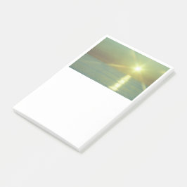 Solnedgånghav som Posta-det noterar, 4 x 6 Post-it Block