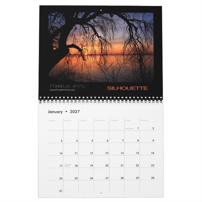 Solnedgångkalender 2011 kalender (Jan 2027)