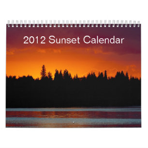 Solnedgångkalender 2012 kalender