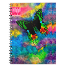 Solnedgångmal 6,5 x 8,75 anteckningsbok med spiral