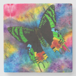 Solnedgångmalkustfartyg Underlägg Sten