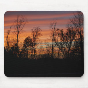 Solnedgångmousepad för orange glöd musmatta