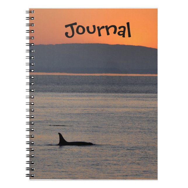 SolnedgångOrcajournal Anteckningsbok Med Spiral (Framsidan)