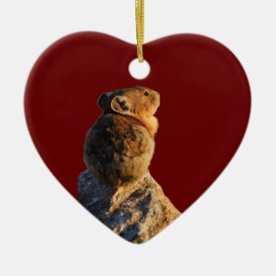 solnedgångpika julgransprydnad keramik