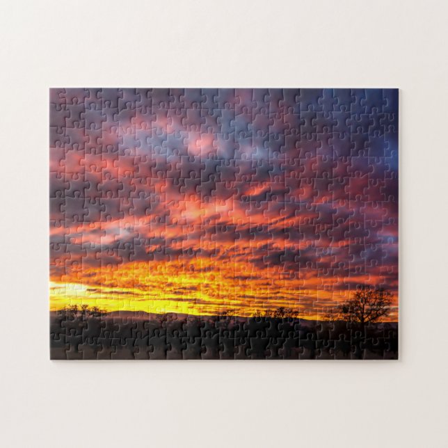 Solnedgångpussel Pussel (Horisontell)