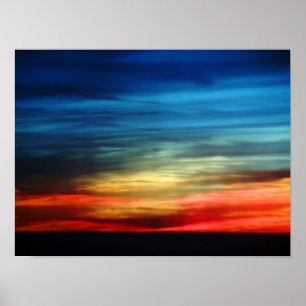 Solnedgångregnbåge 8x12 poster