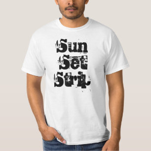 Solnedgångremsat-skjorta Tröja
