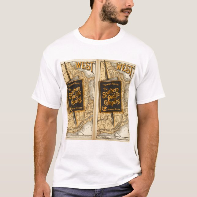 Solnedgångrutt T Shirt (Framsida)