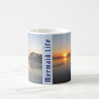 Solnedgångs Havfrun Liv MUG Kaffemugg