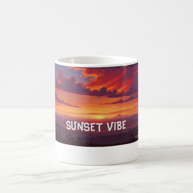 SOLNEDGÅNGS-VIBE-MUGG KAFFEMUGG (Center)