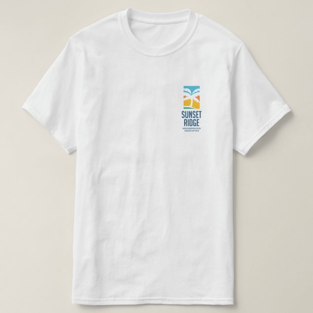 Solnedgångsås Lake Worth Beach T-shirt (Design framsida)