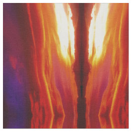 Solnedgångsbrand Tyg