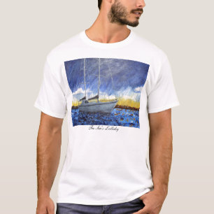 SolnedgångsegelbåtT-tröja Tee Shirt