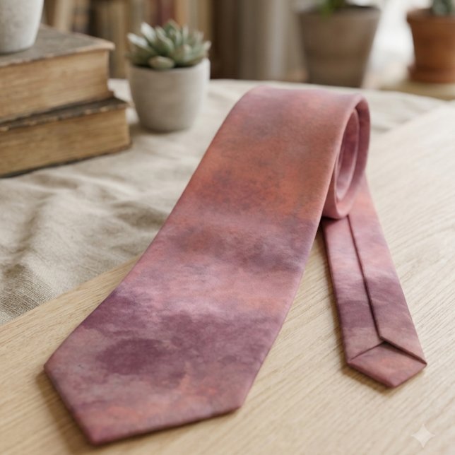Solnedgångsgradient eterisk mauve slips (A soft mauve and sunset gradient abstract design. Perfect for the stylish, art-loving professional.)